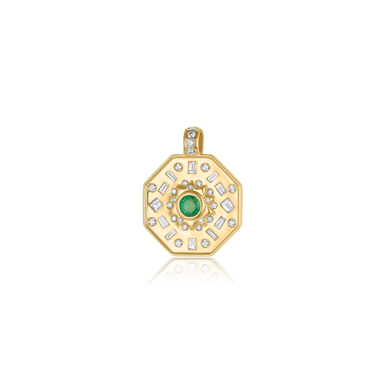 Sweet Emerald Infinity Pendant (Mini)