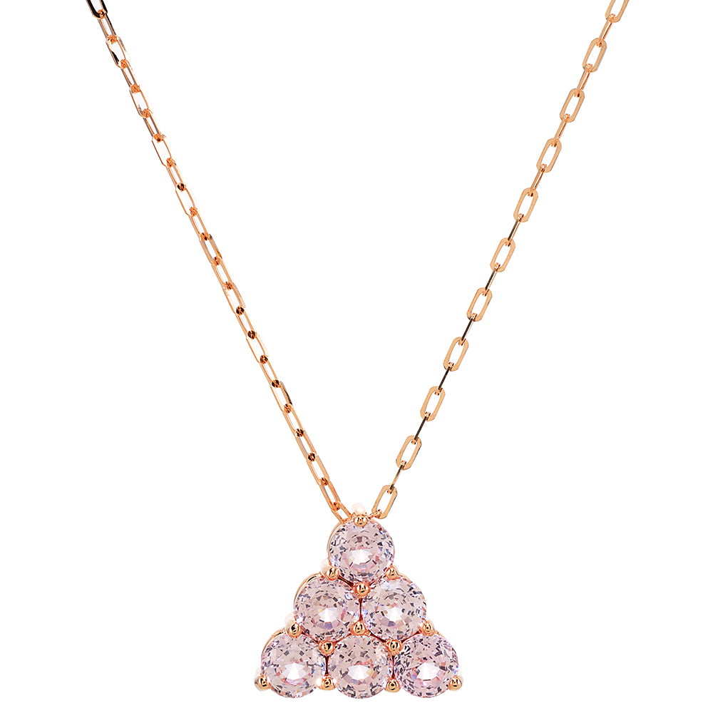 Morganite Pyramid Pendant