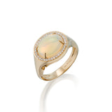 Ethiopian Opal Dome Ring